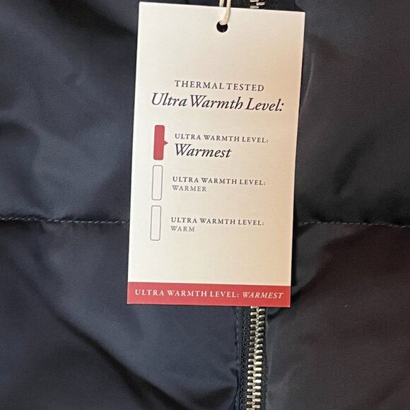 Abercrombie & Fitch Faux Fur Collar Mini Ultra Puffer Black Women's Medium - Picture 6 of 16